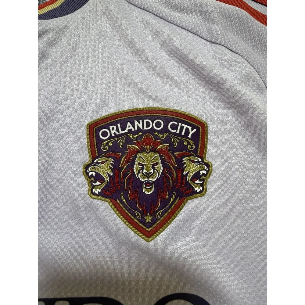 Adidas Orlando City SC Authentic Away Jersey M MLS Slim Fit AEROREADY NWT 24/25